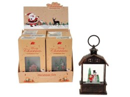 Lampion świąteczny LED z motywem świątecznym 15x8,5x4,5cm Adar (606081) Adar