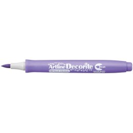 Marker specjalistyczny metaliczny decorite wkład fioletowy 1,0mm pędzelek końcówka Artline (AR-035 6 6) Artline