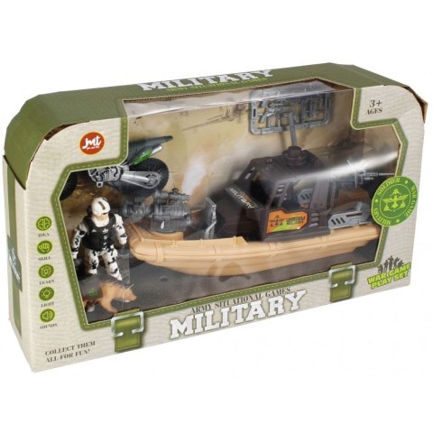 Motorówka wojskowa z akcesoriami Mega Creative (523008) Mega Creative