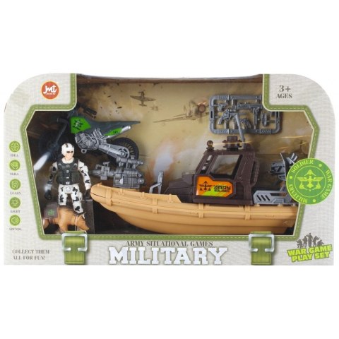 Motorówka wojskowa z akcesoriami Mega Creative (523008) Mega Creative