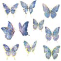 Naklejka (nalepka) Craft-Fun Series Motyle fioletowe Naklejki foliowe Titanum (25CR003) Titanum