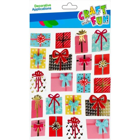 Naklejka (nalepka) PREZENTY 3D Craft with Fun (501880) Craft with Fun