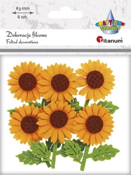 Ozdoba filcowa Craft-Fun Series słoneczniki Titanum (BR162) Titanum