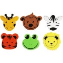 Ozdoba piankowa Craft-Fun Series głowy zwierząt safari Titanum (16042) Titanum