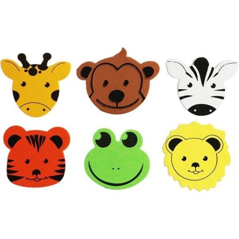 Ozdoba piankowa Craft-Fun Series głowy zwierząt safari Titanum (16042) Titanum