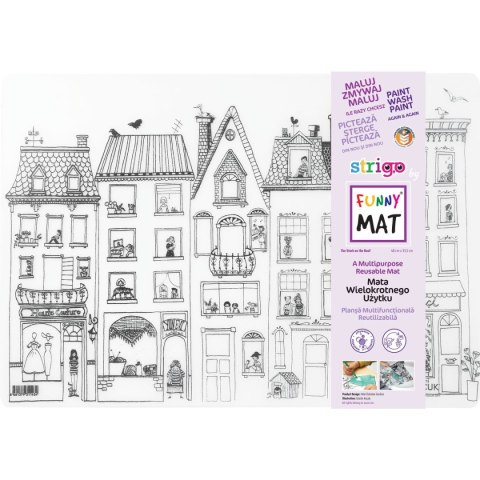 Podkład na biurko FUNNY MAT TRANSPARENT ŻYCIE NA FARMIE sfu1143 polipropylen PP [mm:] 335x480 Strigo (8681379311434) Strigo