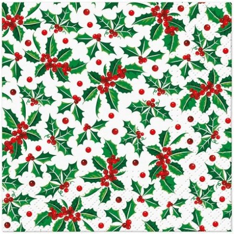 Serwetki Coktail BN Holly Pattern różne bibuła Paw (SDC238800) Paw