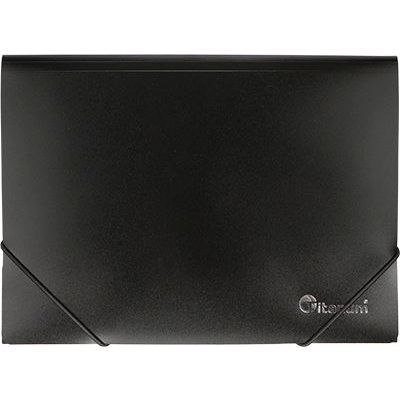 Teczka PP Titanum A5 z gumką czarna (TGG5BC) Titanum