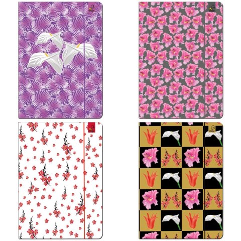 Teczka kartonowa na gumkę flowers z gumką a4 A4 Ev-corp (7000) Ev-corp