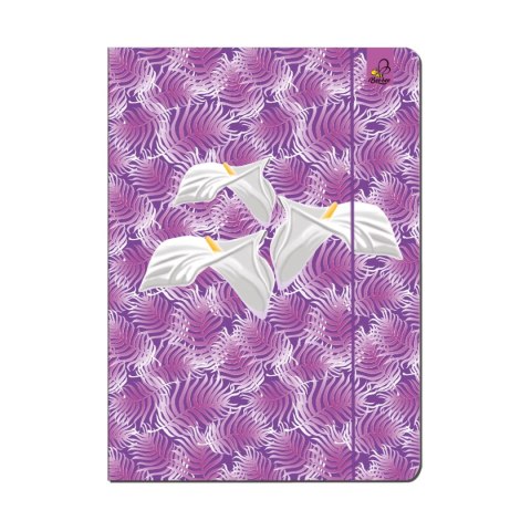 Teczka kartonowa na gumkę flowers z gumką a4 A4 Ev-corp (7000) Ev-corp