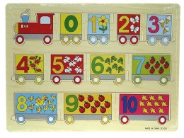 Układanka drewniana, puzzle, auta Adar (543447) Adar