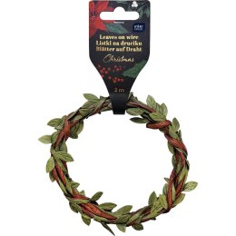 Wstążka CHRISTMASx2 [mm x m] zielony jasny Interdruk Interdruk