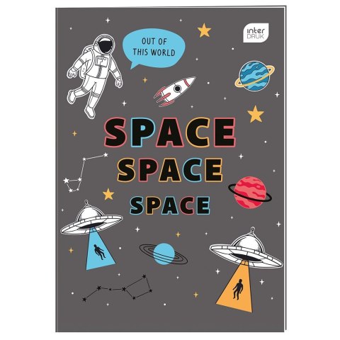 Zeszyt A4 32k. 70g krata Interdruk (ZE32#PP) Interdruk