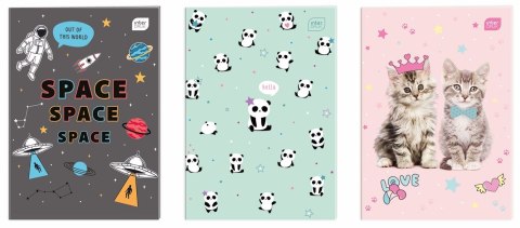 Zeszyt A4 32k. 70g krata Interdruk (ZE32#PP) Interdruk