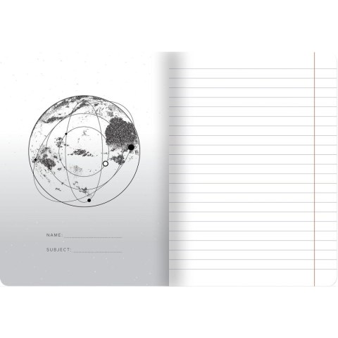 Zeszyt GEO/ PLANET A5 60k. 70g linia TOP-2000 (400169438) TOP-2000