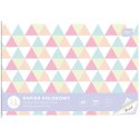 Zeszyt papierów kolorowych PASTEL A5 115g 10k Interdruk Interdruk