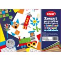 Zeszyt papierów kolorowych samoprzylepnych B5 80g 16k [mm:] 245x170 Rexus (6105473) Rexus
