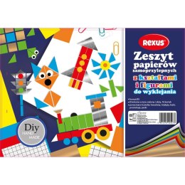 Zeszyt papierów kolorowych samoprzylepnych B5 80g 16k [mm:] 245x170 Rexus (6105473) Rexus