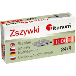 Zszywki 24/8 24/8 1000 szt Titanum Titanum