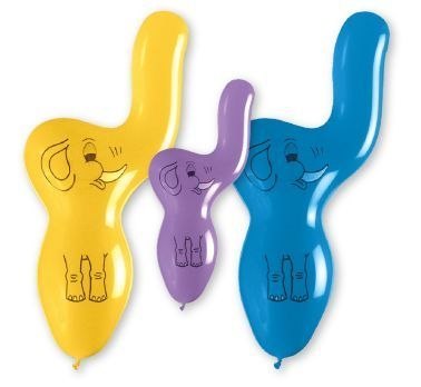 Balon gumowy PREMIUM SŁONIKI 3 szt mix 100mm Godan (GB/PG09) Godan