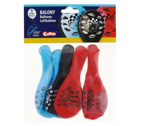Balon gumowy Premium Samochody 5 szt mix 30mm Godan (GB/PG31) Godan
