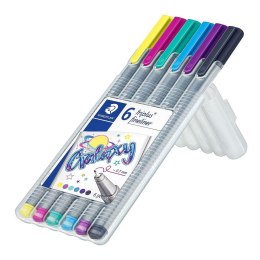 Cienkopis pastelowa wkład mix 0,3mm 6kol. Staedtler (S 334 SB6CS11) Staedtler