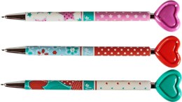 Długopisy automatyczne Heart ABP87575 M&G 0,5 mm niebieski wkład M&G