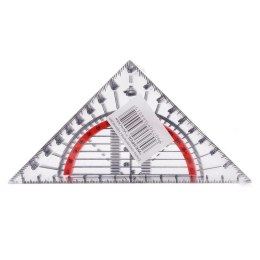 Ekierka równoramienna z kątomierzem 14cm Wespol Wespol