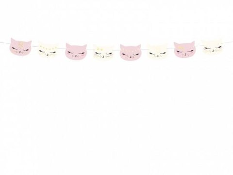 Girlanda Kotek, mix, 1,4m Partydeco (GL11) Partydeco