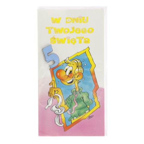 Kartka składana z cyfrą Jurand Jurand