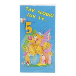 Kartka składana z cyfrą Jurand Jurand