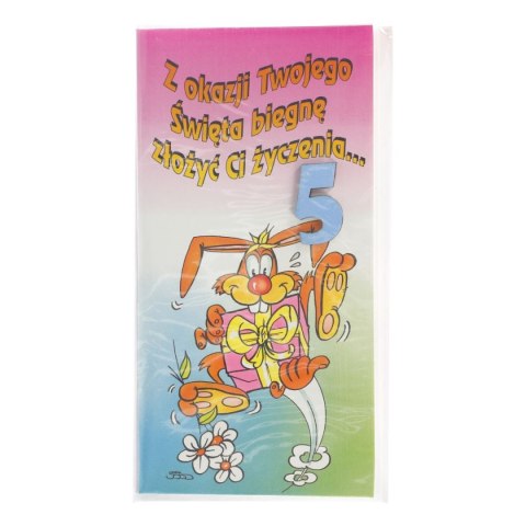 Kartka składana z cyfrą Jurand Jurand