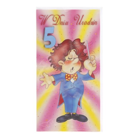 Kartka składana z cyfrą Jurand Jurand