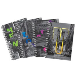 Kołozeszyt (kołonotatnik) City A5 100k. 70g krata TOP-2000 (400169509) TOP-2000