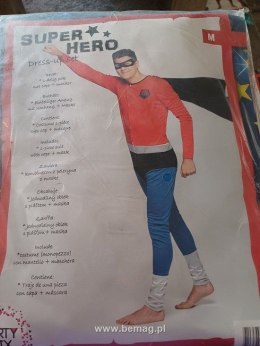 Kostium dla dorosłych, superbohater rozmiar M Bemag Bemag