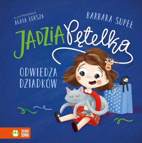 Książka dla dzieci Jadzia Pętelka odwiedza dziadków Aksjomat Aksjomat