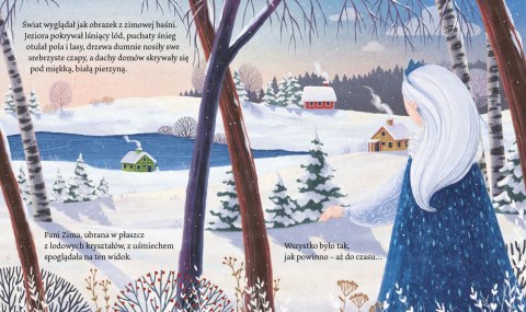 Książka dla dzieci Pani zima i poszukiwanie zaginionego śniegu Aksjomat Aksjomat