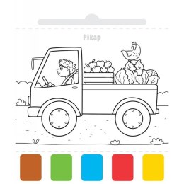 Książka dla dzieci Użyj wody, zbudź kolory! Na wsi Aksjomat Aksjomat