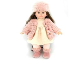 Lalka 40cm, w zimowym ubranku, z dźwiękiem: śpiewa i mówi po polsku, torba PVC [mm:] 400 Adar (526259) Adar
