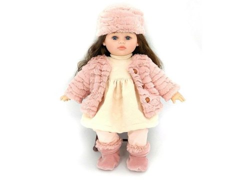 Lalka 40cm, w zimowym ubranku, z dźwiękiem: śpiewa i mówi po polsku, torba PVC [mm:] 400 Adar (526259) Adar