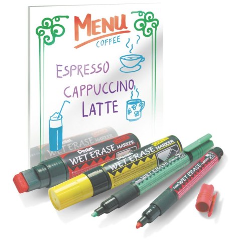 Marker suchościeralny marker wkład żółty ścięta końcówka Pentel (SMW56-) Pentel