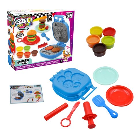 Masa plastyczna dla dzieci BURGEROWY GRILL mix Dumel (ST45907) Dumel