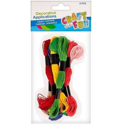 Mulina 7 kol. Craft with Fun (308995) Craft with Fun