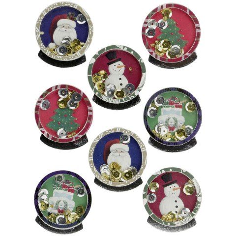 Naklejki świąteczne Craft-Fun Series kule cekinowe Titanum (57781) Titanum