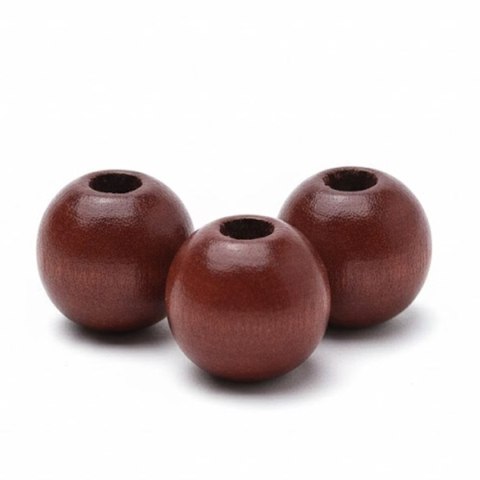 Ozdoba drewniana Craft-Fun Series Korale drewniane w kolorze ciemnobrązowym Titanum (25KBZ003) Titanum