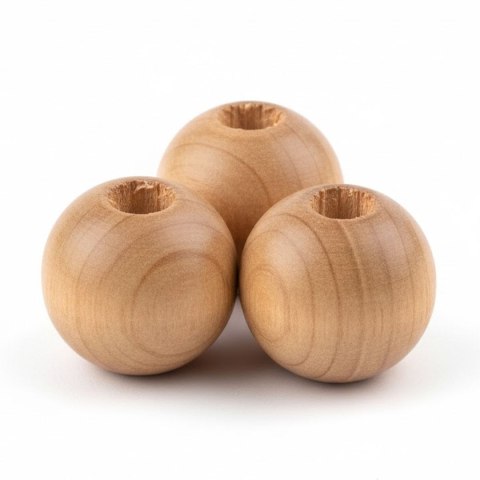 Ozdoba drewniana Craft-Fun Series Korale drewniane w kolorze ciemnobrązowym Titanum (25KBZ007) Titanum