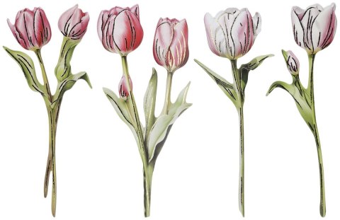 Ozdoba papierowa Craft-Fun Series Flower Letter tulipany Titanum (24XQ0501-11) Titanum