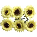 Ozdoba papierowa Craft-Fun Series słoneczniki na druciku Titanum Titanum