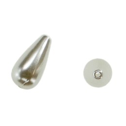 Perełki Craft-Fun Series krople biały perłowy Titanum (220079) Titanum