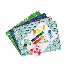 Podkład na biurko nadruk dinozaur granatowe plastik [mm:] 380x560 Biurfol (PSN-04-03) Biurfol